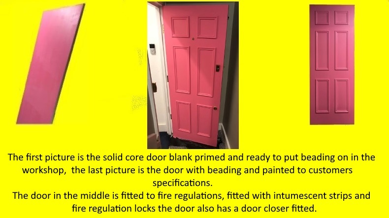 Pink door fitted