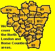 WE COVER ALL THE AREAS OF NORTH LONDON